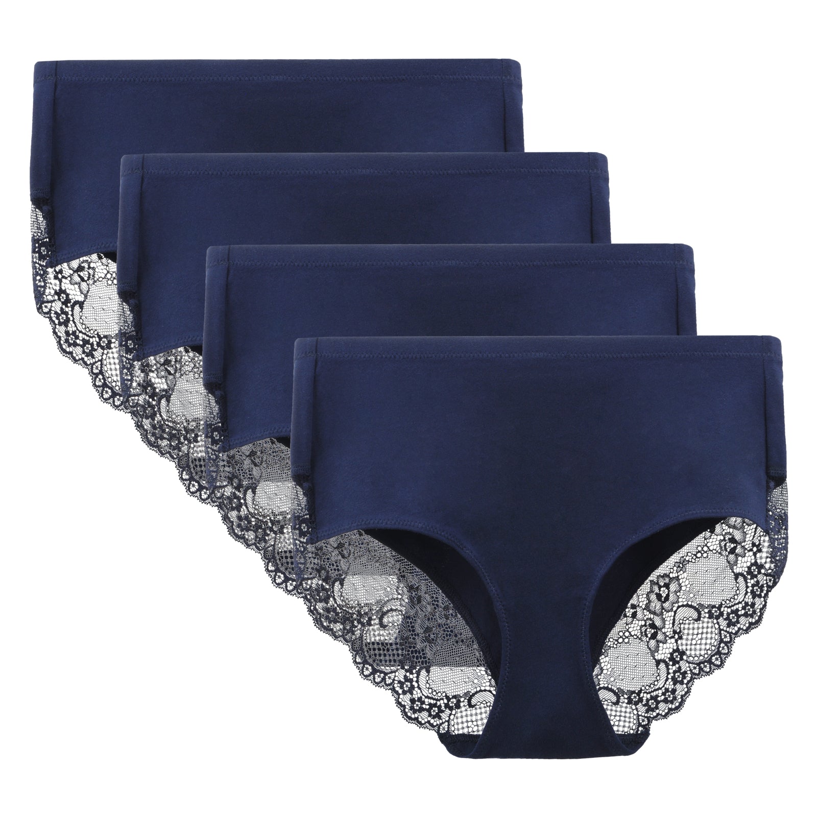 Tompik Women's Assorted colour Cotton Spandex High Waist Panty
