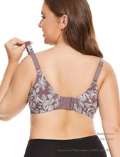 Women's Minimizer Plus Size Bra Wirefree Soft Cup Full Coverage Bra (Sizes from 42B to 54DDD)