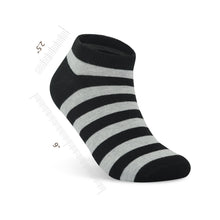 Men’s Striped Cotton Print Ankle Socks Active Lightweight Running Socks 5/Pairs