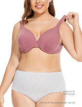 Women’s Plus Size Underwire Bra Cushioned Straps Full Coverage Beauty Back T-Shirt Bra for Everyday Wear (42B-54DDD)