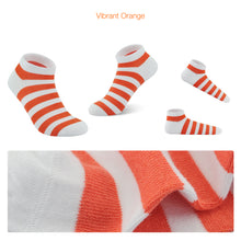 Unisex Striped Ankle Socks 10/Pairs
