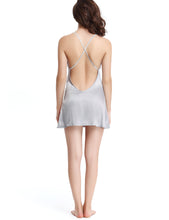 Women Lingerie V Neck Nightwear Satin Sleepwear Lace Chemise Underwear