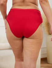 LIQQY Women's Breathable Hi-Cut Knickers Cotton Lace Brief High Waist Panties Multipack