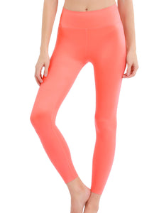 LIQQY® Women's Soft High Waist Yoga Leggings Solid Plain Activewear Pants