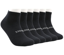 Unisex Comfort Low Cut Ankle Quarter Socks with Arch Support 6 Pack