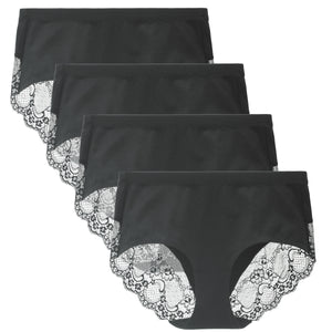 Women's Breathable Luxe Brief Panty Midnight Black Size Xx-large Ygz1 for  sale online 