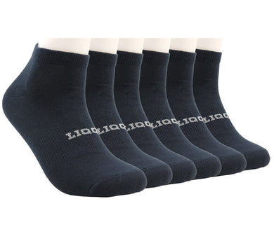 Unisex Comfort Low Cut Ankle Quarter Socks with Arch Support 6 Pack