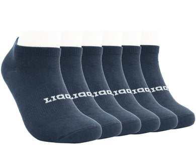 Unisex 6 Pack Ultimate No-show Low Cut Ankle Socks with Arch Support